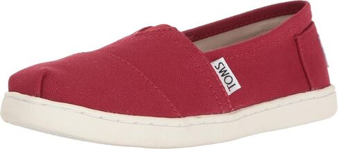حذاء رياضي للأطفال من TOMS للجنسين، أحمر، 3 للأطفال الكبار in Saudi Arabia