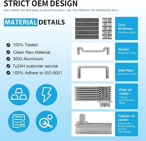 Rayten Radiator Compatible with Jaguar XF 2012-2015 XFR 2010-2015 XFR-S 2014-2015 XJ XJR XJR575, Replace CU13704 in Kuwait