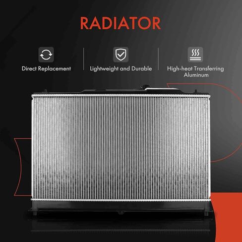 A-Premium Engine Coolant Radiator Assembly with Transmission Oil Cooler Compatible with Mazda CX-7 2010-2012 2.5L, Automatic Transmission in Saudi Arabia