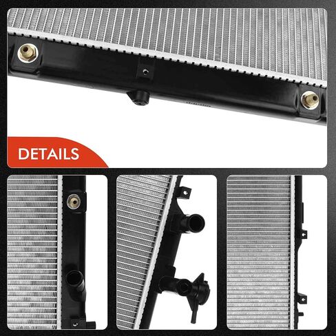 A-Premium Engine Coolant Radiator Assembly with Transmission Oil Cooler Compatible with Mazda CX-7 2010-2012 2.5L, Automatic Transmission in Saudi Arabia