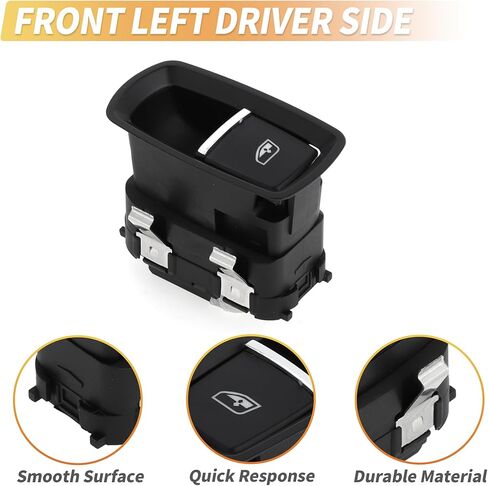 X AUTOHAUX مفتاح نافذة الطاقة الجانبي للراكب لبورش 718 Boxster كايمان باناميرا No.7PP959855BDML مفتاح التحكم في النافذة in Saudi Arabia