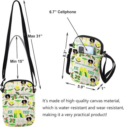 CEP Crossbody Bag Gift Ideas Greek Letter Shoulder Handbag Sorority Gift Graduation Gifts in Saudi Arabia