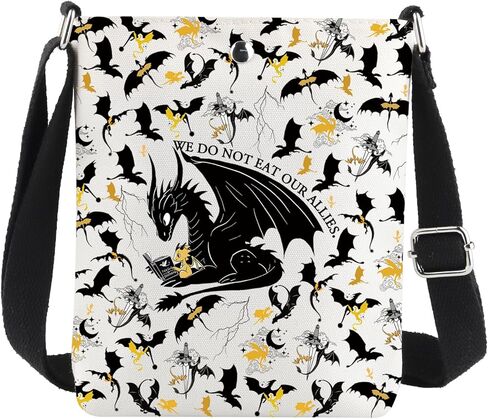JNIAP Tairn Crossbody Bag Tairn & Andarna Gifts We Do Not Eat Our Allies Dragons Rider Shoulder Bag in Saudi Arabia