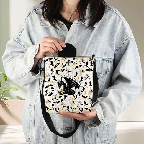 JNIAP Tairn Crossbody Bag Tairn & Andarna Gifts We Do Not Eat Our Allies Dragons Rider Shoulder Bag in Saudi Arabia