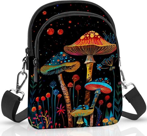 حقائب كروس صغيرة للنساء مقاومة للماء للهاتف الخلوي ومحفظة مع فتحات للبطاقات وحزام قابل للتعديل in Kuwait