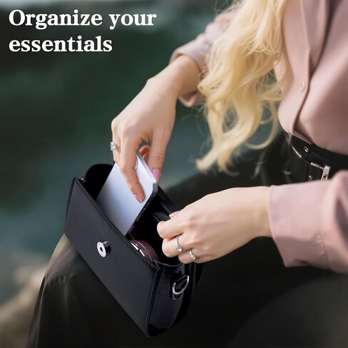 Rancco Crossbody Bag for Women, Black PU Leather Bowknot Shoulder Bag, Purse & Handheld Clutch with Metal Bow, handbag w/Trendy Bag Top Handle, Small Handbags for Vacations, Parties, Romantic Dates in Kuwait