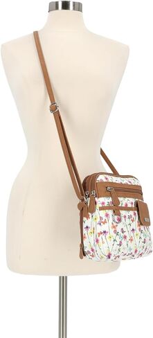 حقيبة كروس نسائية MultiSac North South صغيرة بسحاب حول الجسم من Multisac in Kuwait