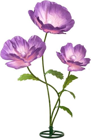 5.6 Ft Large Paper Artificial Flowers – Giant Flowers for Decoration Indoor/Outdoor Handcrafted Poppy Flowers for Garden, Wedding, Hotel, Office, Shop Window, Photography Props,Bule in Saudi Arabia
