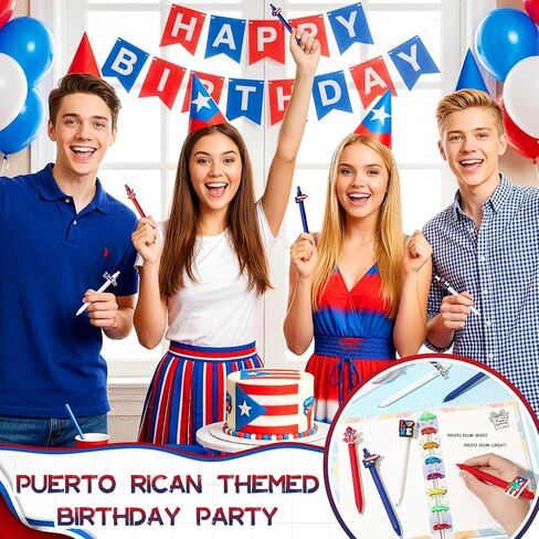 12pcs Puerto Rico Souvenir Pens,Puerto Rico Ballpoint Pens for Pr Flags Patriotic Party Gifts Anniversary Veterans Day Party Favor Birthday Back to School Reward Office Home Use in Saudi Arabia
