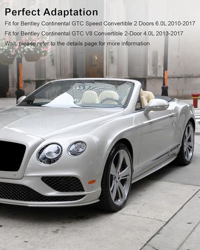 Windshield Wiper Blade Fit for Bentley Continental GTC Convertible 2007-2017 & Flying Spur Replace 3W1955425D 3W1955425A 3W1955425B 3W1955425C, 1 Set in Saudi Arabia