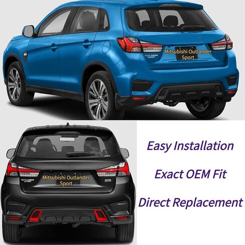 Rear Wiper Blade Arm Set for Mitsubishi Outlander Sport 2021-2024 Eclipse Cross 2018 2019 2020 Exact Fit ES LE SE SEL SP GT S trims Rear Back Windshield Wiper Blade OEM Replacement in Kuwait