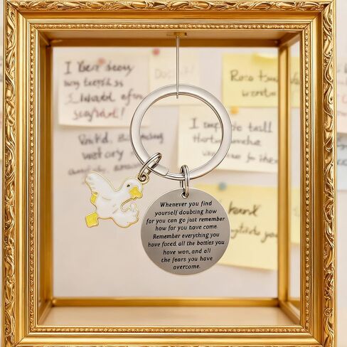 Duck Birthday Gifts for Women Men Ducks Lovers Themed Jewelry Lucky Yellow Duck Key Chain in Saudi Arabia