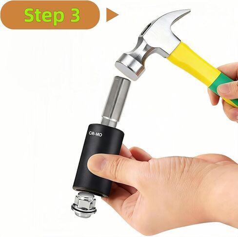 5PCS Lug Nut Removal Tool, 17/19/21/22MM Impact Bolt Extractor Set, CR-MO Steel Wheel Lock Removal Kit for Damaged/Rusted Nuts, Compatible with 1/2" Drive Impact Wrench in Kuwait