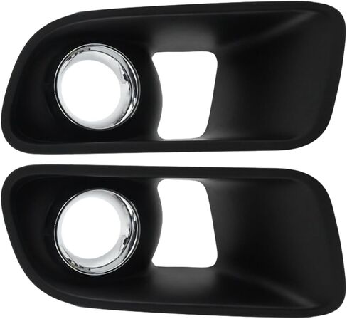 2Pcs 68072020AA Fog Light Cover Bezel Replacement for Dodge Charger SRT8 2012-2014, Replaces 68072021AA, CH1038153, CH1039153 in Kuwait