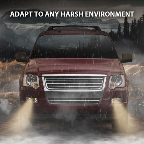 ANDPLAY Front Bumper Fog Lights Compatible with Ford Explorer 2006 2007 2008 2009 2010/ Explorer Sport Trac 2008-2010 Pair Driver and Passenger Side Driving Fog Lamp Accessories Clear Lens in Kuwait