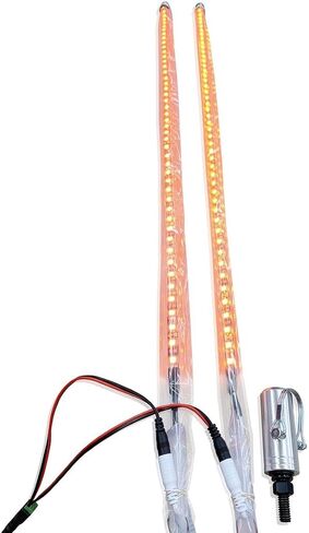 FX Whips PAIR - 4FT AMBER ORANGE LED LIGHT WHIP ATV UTV SXS in Saudi Arabia