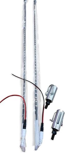 FX Whips PAIR - 4FT AMBER ORANGE LED LIGHT WHIP ATV UTV SXS in Saudi Arabia