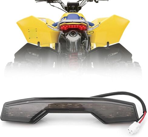 ضوء خلفي LED للفرامل الخلفية، ضوء تشغيل خلفي، عدسة دخان متوافقة مع 2006-2009 سوزوكي Quadracer 450 LTR450 2x4، استبدل 35710-45G00 in Kuwait