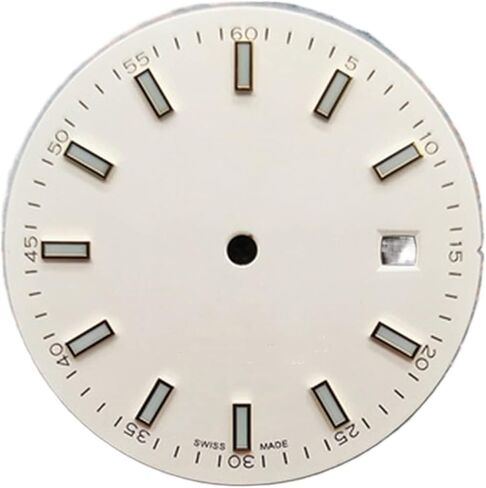 قرص ساعة Youngran 31 مم متوافق مع 2836 8215 قرص ساعة مضيء باللون الأزرق والأخضر 316 من الفولاذ المقاوم للصدأ 31 مم قرص معدل مقاوم للماء (اللون: مسمار أبيض وردي) in Kuwait