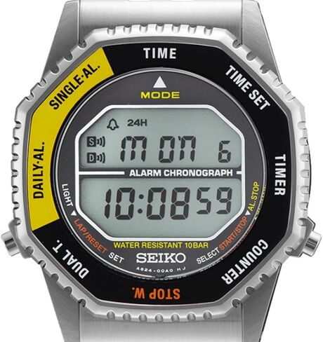 SEIKO Rotocall Alarm Chronograph Quartz Digital Watch SMGG17P1 in Saudi Arabia