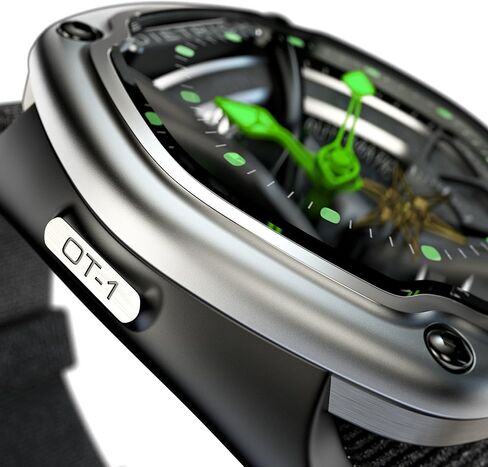 Dietrich Men's OT-1 Automatic Mechanical Watch, 46mm 316L Stainless Steel Case, Sapphire Crystal, 5 ATM Water Resistance, Black PVD Coating, Luminescent Numbers in Saudi Arabia