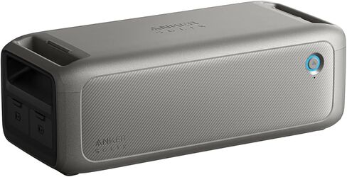 بطارية توسيع Anker SOLIX F3000، بطارية LiFePO4 بقدرة 3072 وات في الساعة مع عمر 10 سنوات، لسلسلة مولدات الطاقة الشمسية SOLIX F3000، لانقطاع التيار الكهربائي، والتخييم، والمركبات الترفيهية، وحالات الطوارئ in Saudi Arabia
