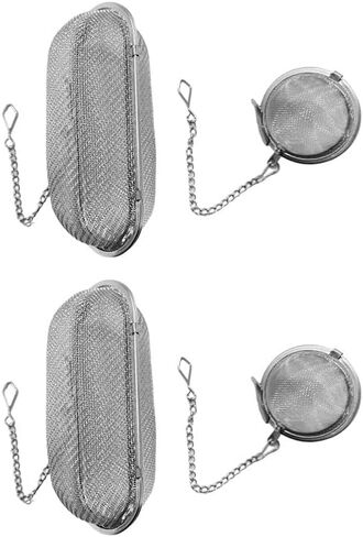 4-Pack Ultrasonic Cleaner Basket Set, Stainless Steel Mesh Baskets Parts Washer for Jewelry, Watches, Small Parts Cleaning Parts Washer in Kuwait