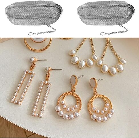 4-Pack Ultrasonic Cleaner Basket Set, Stainless Steel Mesh Baskets Parts Washer for Jewelry, Watches, Small Parts Cleaning Parts Washer in Kuwait