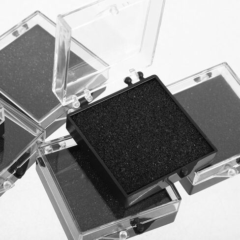 VILLCASE 6pcs Small Acrylic Jewelry Box with Lid, Clear Enamel Pin Display Case, Dustproof Pin Collection Display Box, Storage Case Holder for Rings, Badges, Medals, Small Items in Saudi Arabia