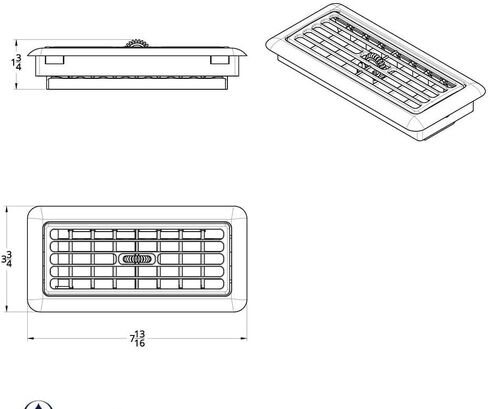 CTW Chrome Plastic A/C Heater Sleeper Vent HVAC for Freightliner Century in Kuwait