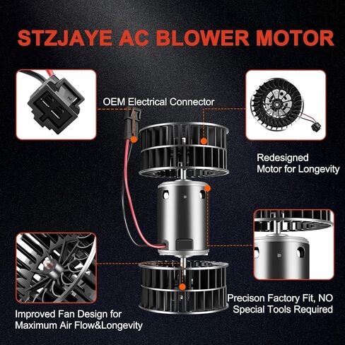 3946686 AC Blower Motor Fan HVAC Heater Motor Replacement Compatible with Volvo for VHD 2001-2009, for VN 1998-1999, for VNL 2000-2009, for VNM 2000-2009, for VT 2006-2009 in Saudi Arabia