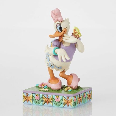 Enesco Disney Traditions Collection by Jim Shore Daisy Duck with Flowers and Butterflies Figurine- Stone Resin Hand Painted Collectible Disney Figurines Home Decor Statue, 5 Inch in Saudi Arabia