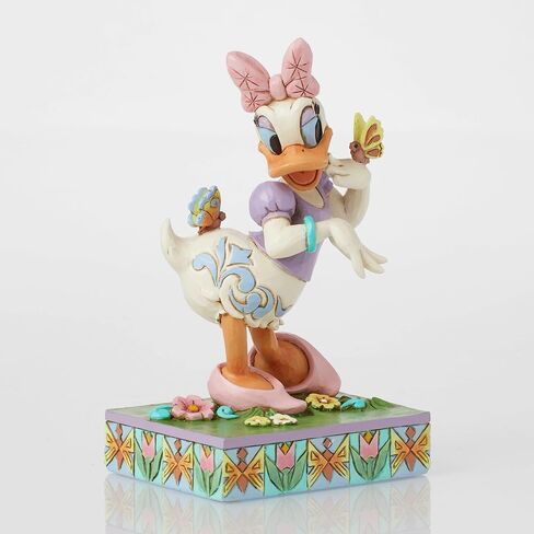 Enesco Disney Traditions Collection by Jim Shore Daisy Duck with Flowers and Butterflies Figurine- Stone Resin Hand Painted Collectible Disney Figurines Home Decor Statue, 5 Inch in Saudi Arabia
