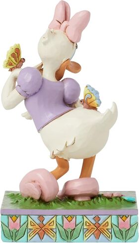 Enesco Disney Traditions Collection by Jim Shore Daisy Duck with Flowers and Butterflies Figurine- Stone Resin Hand Painted Collectible Disney Figurines Home Decor Statue, 5 Inch in Saudi Arabia
