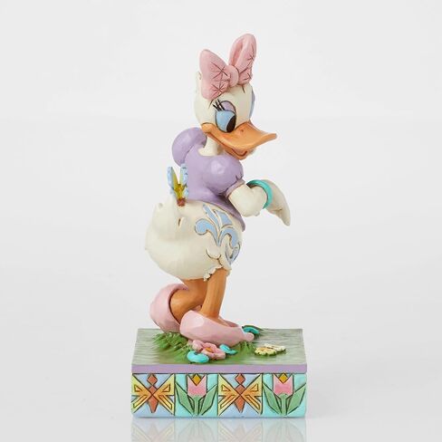 Enesco Disney Traditions Collection by Jim Shore Daisy Duck with Flowers and Butterflies Figurine- Stone Resin Hand Painted Collectible Disney Figurines Home Decor Statue, 5 Inch in Saudi Arabia