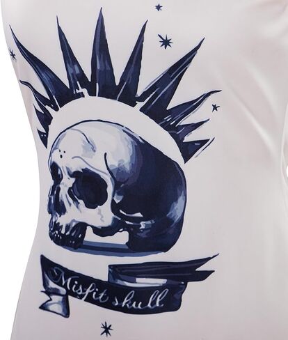 VintageCos Game Life Cosplay Strange Price Costume White Sleeveless Shirt Vest Tops Female Halloween in Kuwait