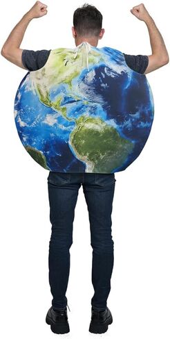 DSplay Unisex Adult Earth Costume Cosplay Planet Tunic Halloween Party in Saudi Arabia