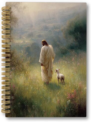 Jesus Walking With A Woman Spiral Notebook, Christian Gifts for Women Journaling Notebooks, Jesus Christ College Ruled Spiral Notebook for School Office Supplies, 5.5x8.3inch in Saudi Arabia