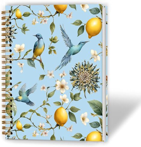 Maximalist Floral Notebook, Eclectic Mountain Landscape Scenery Journal for School Office Supplies, Colourful Wildflower Nature Hardcover Spiral Notebooks, 5.5x8.3 Inch in Saudi Arabia
