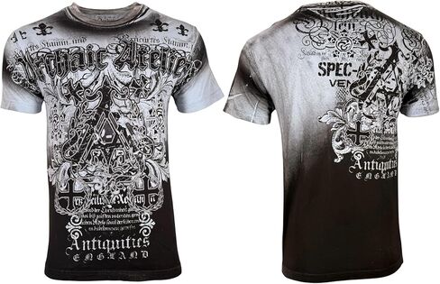 Xtreme Couture by Affliction Men's T-Shirt, Graphic Design with Skull and Eagle in Saudi Arabia