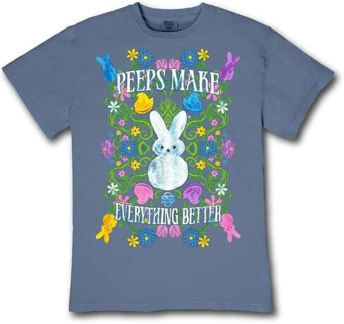 Simply Southern Peeps - Peeps Make Everything Better - Bunnies - Adult T-Shirt in Saudi Arabia