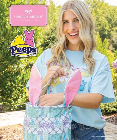Simply Southern Peeps - Peeps Make Everything Better - Bunnies - Adult T-Shirt in Saudi Arabia