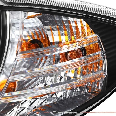 AKKON - For BMW E82 E88 1 Series Sport Coupe Halogen Type Black Bezel Dual LED Projector Headlights Lamps Pair in Saudi Arabia