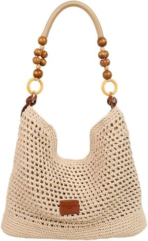 Bohemia Beach Bag for Women Macrame Shoulder Tote Bag Crossbody Purse Travel Beach Bag Summer Top-handle Hobo Bags 2026 in Saudi Arabia
