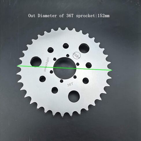 CDHpower Disc Brake Rotor Adapter and 36T Sprocket 2 in 1 for Gas Motorized Bicycle 48cc/66cc/80cc in Saudi Arabia