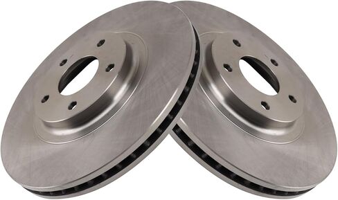 TRQ Front Brake Pad & Rotor Kit Ceramic Compatible with 2009-2020 Nissan Maxima in Saudi Arabia