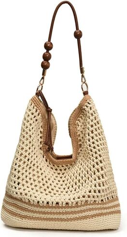Bohemia Beach Bag for Women Macrame Shoulder Tote Bag Crossbody Purse Travel Beach Bag Summer Top-handle Hobo Bags 2026 in Saudi Arabia