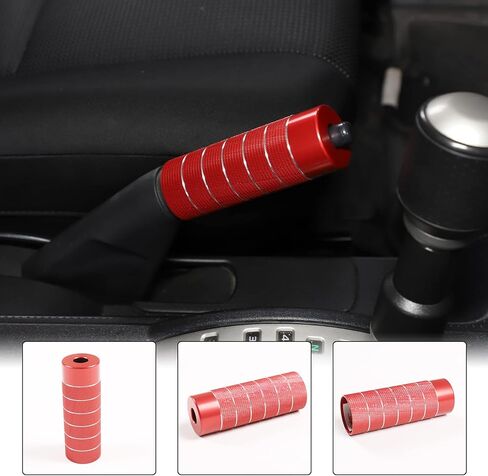 غطاء فرامل اليد Aunginsy متوافق مع Toyota FJ Cruiser 2007-2021+، واقي مقبض يدوي من الألومنيوم لفرامل السيارة، وحدة التحكم المركزية لوقوف السيارات، ملحقات غطاء ذراع الفرامل اليدوية in Kuwait