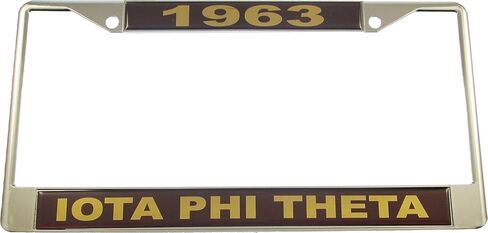 مؤسس Iota Phi Theta عام 1963 إطار لوحة ترخيص مقبب in Saudi Arabia