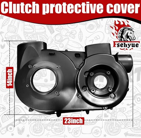 X3 Outer and Inner Clutch Housing Cover Clutch Drive Belt Inner Cover Shield Guard Replacement for 2017-2021 Can Am Maverick X3 Max Accessories Replacement for 420212505,720212508, 420212605 in Kuwait